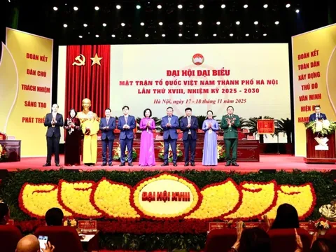 Khai mạc phiên trọng thể Đại hội MTTQ Việt Nam thành phố Hà Nội lần thứ XVIII, nhiệm kỳ 2025 - 2030