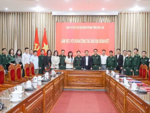 Báo Đại đoàn kết và Bộ đội Biên phòng tỉnh Đắk Lắk thống nhất thực hiện Chương trình “Xuân biên phòng - Ấm lòng dân bản” tại vùng biên