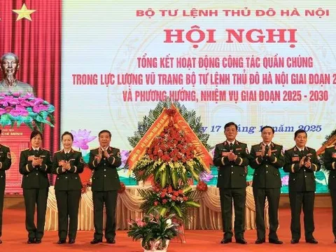 Bộ Tư lệnh Thủ đô tổng kết hoạt động công tác quần chúng giai đoạn 2021-2025