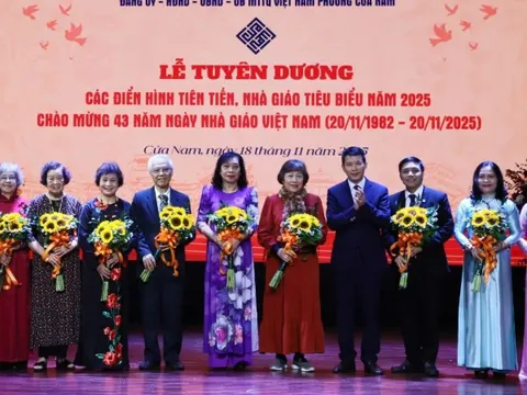 Tuyên dương các điển hình tiên tiến, nhà giáo tiêu biểu năm 2025