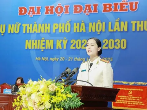 Phụ nữ Công an Thủ đô nguyện nỗ lực cống hiến, góp phần xây dựng Thủ đô an toàn, nhân ái, văn minh, hiện đại