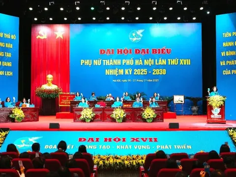 Khai mạc trọng thể đại hội điểm Đại hội Đại biểu Phụ nữ thành phố Hà Nội lần thứ XVII, nhiệm kỳ 2025-2030