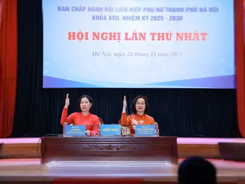 Danh sách các đồng chí được bầu vào Ban Chấp hành, Ban Thường vụ Hội LHPN Thành phố Hà Nội khóa XVII
