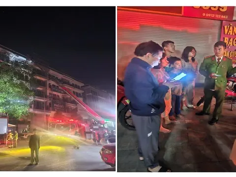 Kịp thời giải cứu 5 người mắc kẹt trong vụ cháy nhà dân tại phường Thanh Liệt