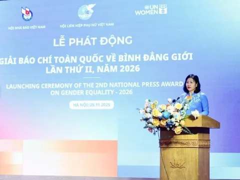 Phát động Giải Báo chí toàn quốc về Bình đẳng giới lần thứ II, năm 2026