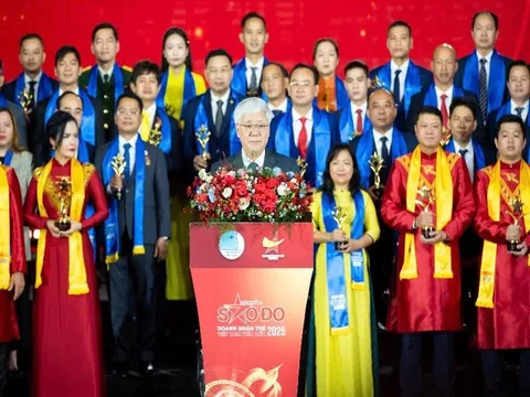 Lễ trao Giải thưởng Sao Đỏ - Doanh nhân trẻ Việt Nam tiêu biểu 2025