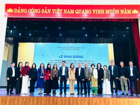 Khai giảng các lớp bồi dưỡng kiến thức cho cán bộ quản lý văn hóa Thủ đô