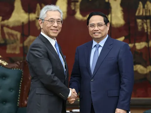 Thủ tướng tiếp lãnh đạo tập đoàn Nhật Bản tham gia dự án điện khí 12 tỷ USD