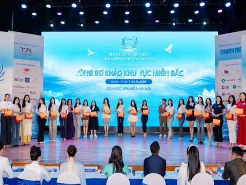 Sơ khảo khu vực miền Bắc cuộc thi Hoa hậu Sinh viên Hòa bình Việt Nam 2025