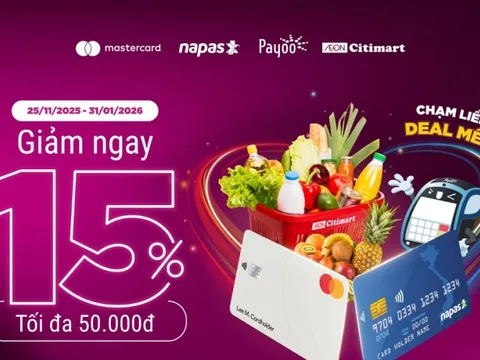 Thanh toán ‘chạm’ sôi động mùa mua sắm cùng NAPAS