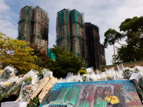 Cảnh sát Hồng Kông (Trung Quốc) bắt giữ nghi phạm trong vụ hỏa hoạn