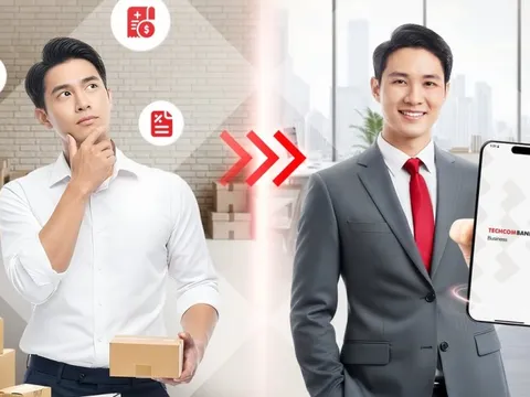 Hộ kinh doanh tự tin chuyển đổi, tiết kiệm tối đa cùng Techcombank Business