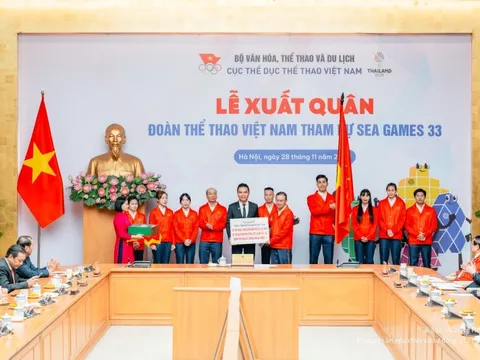 Đoàn thể thao Việt Nam xuất quân tham dự SEA Games 33
