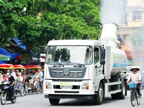 ​ Hà Nội sẽ thí điểm công nghệ phun sương giảm bụi tại khu dân cư