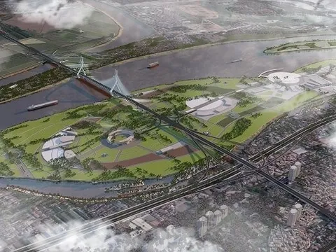 Mời thầu đồng loạt 3 gói thầu lớn dự án tuyến đường kết nối với cầu Tứ Liên (Hà Nội) ​