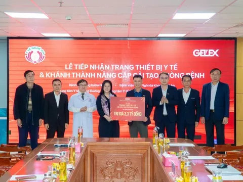 GELEX trao tặng trang thiết bị y tế và hỗ trợ nâng cấp phòng bệnh tại tỉnh Nghệ An