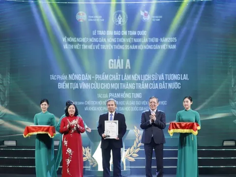 Vinh danh các tác phẩm báo chí xuất sắc về nông nghiệp, nông dân, nông thôn
