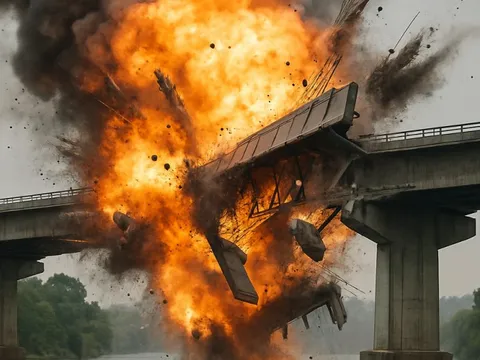 Cú đánh chí tử: Nga đánh sập cầu chiến lược của Ukraine