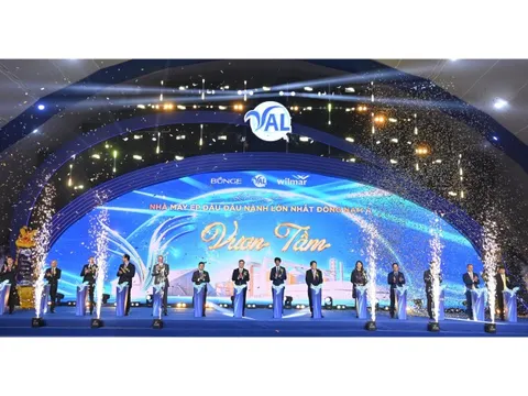 Khánh thành tổ hợp ép dầu đậu nành lớn nhất Đông Nam Á