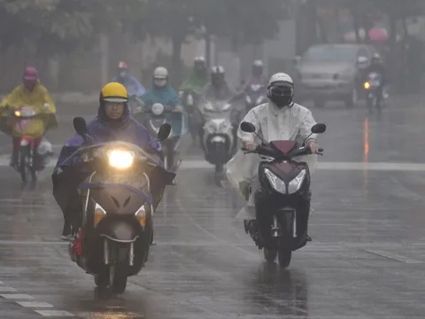 Miền Bắc rét đậm, mưa to từ đêm mai