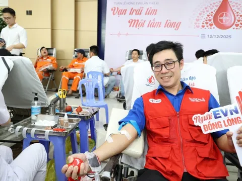 EVNCPC triển khai Tuần lễ hồng, hiến hơn 650 đơn vị máu