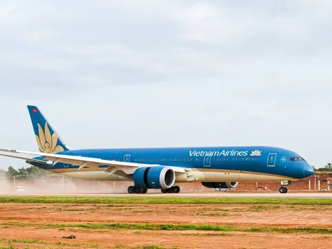 Sân bay Long Thành chính thức đón tàu bay thương mại đầu tiên