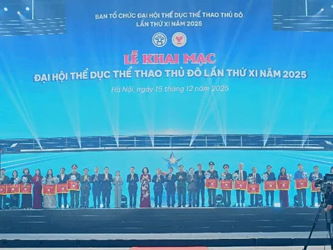 Hà Nội khai mạc Đại hội Thể dục Thể thao lần thứ XI, thắp sáng khát vọng vươn cao