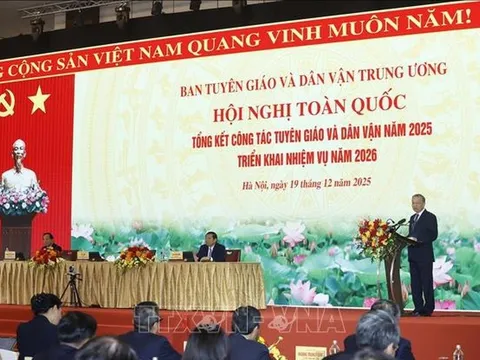 Toàn văn phát biểu của Tổng Bí thư Tô Lâm tại Hội nghị toàn quốc tổng kết công tác Tuyên giáo và Dân vận của Đảng năm 2025