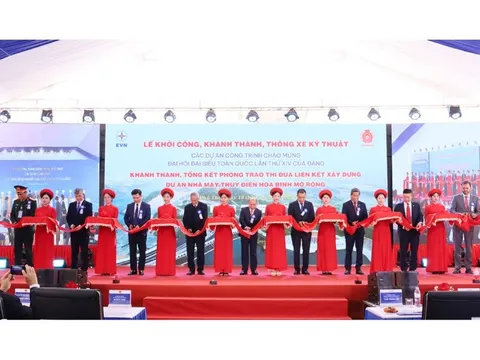 EVN khánh thành Nhà máy Thủy điện Hòa Bình mở rộng