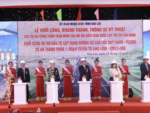 Phó Thủ tướng Hồ Quốc Dũng dự khởi công dự án xây dựng đường bộ cao tốc Quy Nhơn - Pleiku