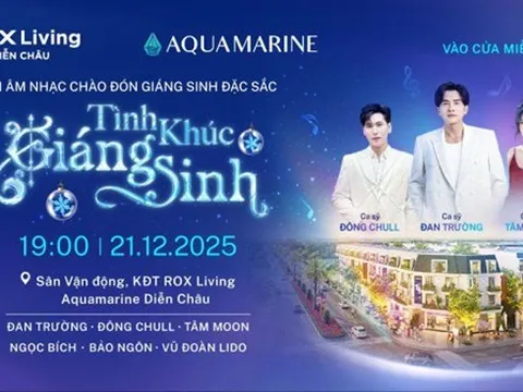 “Tình khúc Giáng Sinh” – lễ hội âm nhạc gắn kết cộng đồng tại Diễn Châu