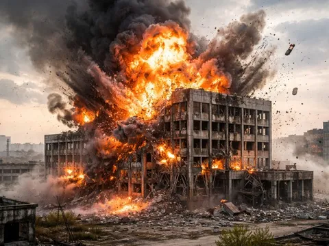 Nga giáng đòn mạnh: Trung tâm chỉ huy của Ukraine trúng hỏa lực BM-21 Grad