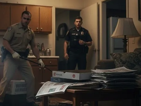 Đi bắt tội phạm, cảnh sát phát hiện thứ đáng sợ trong ngôi nhà