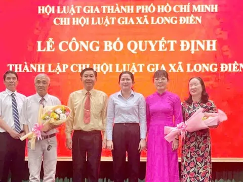 Thành lập Chi hội Luật gia xã Long Điền