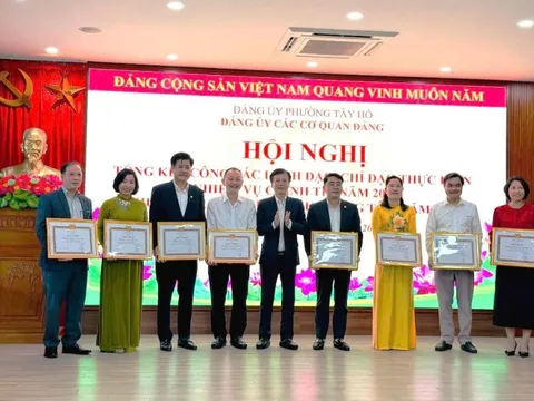 Đảng ủy các cơ quan Đảng phường Tây Hồ: Vững nền tảng, hướng tới bứt phá năm 2026