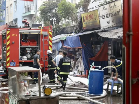 Hà Nội: Nhiều tiểu thương thiệt hại nặng nề sau vụ hoả hoạn