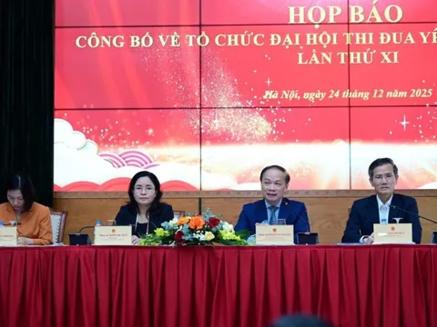 2.025 đại biểu chính thức dự Đại hội Thi đua yêu nước toàn quốc lần thứ XI