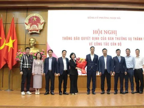 Phường Ngọc Hà có tân Bí thư Đảng ủy