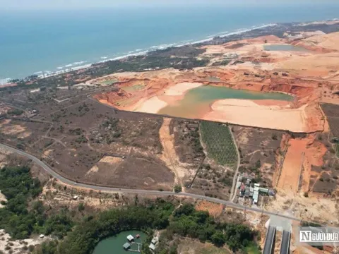 Đã thông xe gần 18km, tuyến ĐT.719B vẫn dang dở vì 3,88km qua mỏ titan