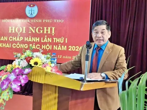 Luật gia Quách Đình Minh giữ chức Chủ tịch Hội Luật gia tỉnh Phú Thọ