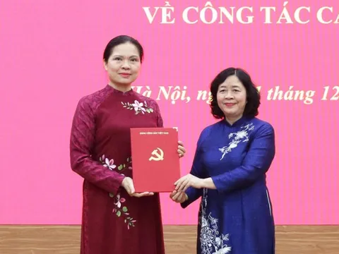 Đồng chí Hà Thị Nga được Bộ Chính trị phân công giữ chức Phó Bí thư Thường trực Đảng ủy MTTQ, các đoàn thể Trung ương