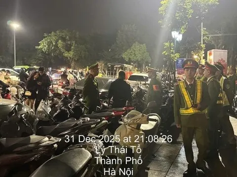 Bảo đảm an ninh, trật tự các hoạt động chào năm mới 2026 tại trung tâm Thủ đô