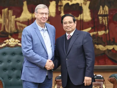 Thủ tướng tiếp Chủ tịch tập đoàn kinh tế tư nhân lớn nhất của Nga