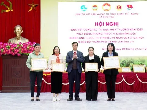 Xã Ứng Hòa phát động phong trào thi đua năm 2026 chào mừng các ngày lễ lớn