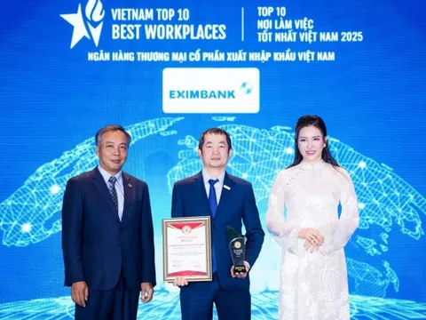 Eximbank được vinh danh 03 hạng mục Top 10 – Top 50 – Top 500 nhà tuyển dụng và môi trường làm việc tốt nhất việt nam năm 2025
