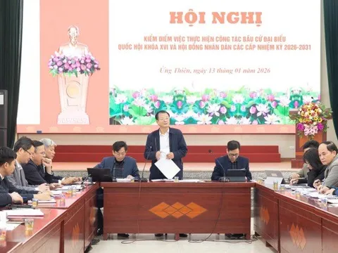 Xã Ứng Thiên triển khai nhiệm vụ công tác bầu cử đại biểu Quốc hội và HĐND các cấp