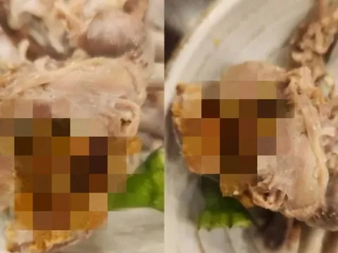 Đang ăn canh gà, người đàn ông sốc ngang khi cắn phải thứ "đáng sợ"