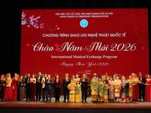 Giao lưu nghệ thuật quốc tế Chào năm mới 2026