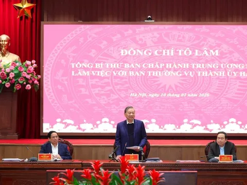 Ban Chấp hành Đảng bộ Tp.Hà Nội họp triển khai kết luận của Tổng Bí thư Tô Lâm