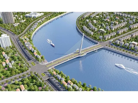 Phương án kiến trúc xây mới cầu Gia Bẩy có tổng mức đầu tư hơn 617 tỷ đồng